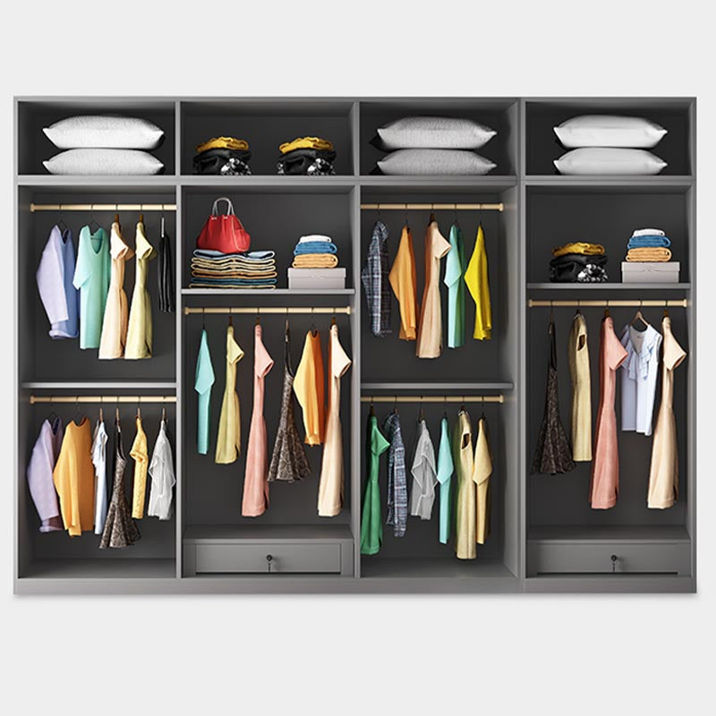 Moderno armadio in legno morbido armadio del cassetto vicino per camera da letto