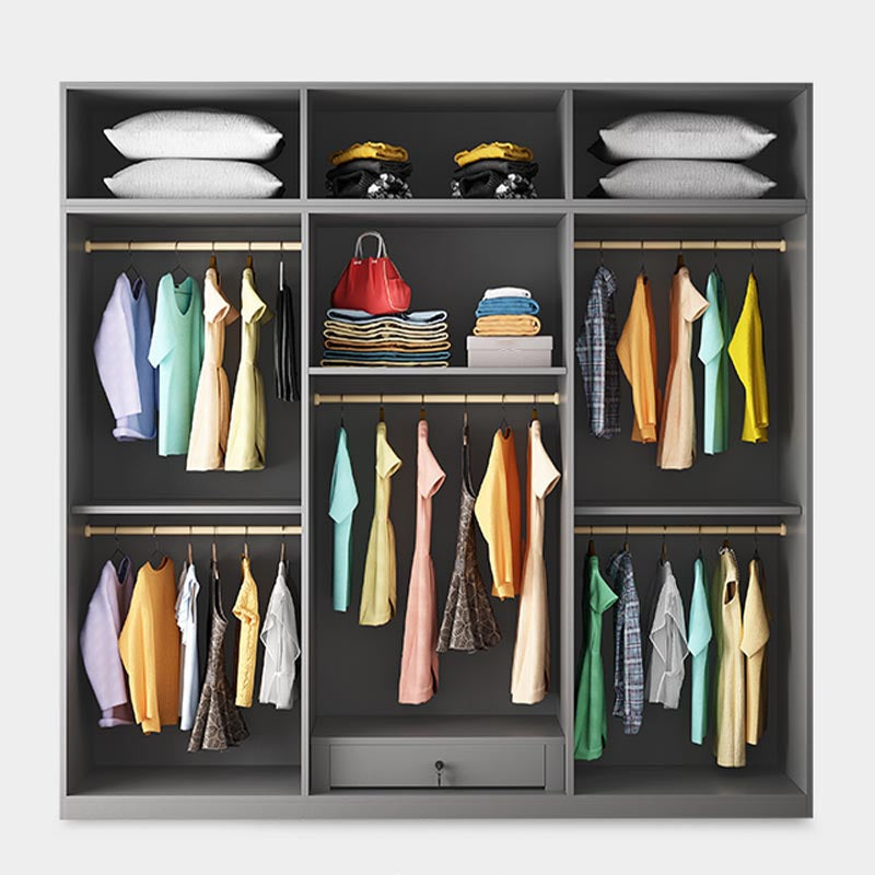 Moderno armadio in legno morbido armadio del cassetto vicino per camera da letto