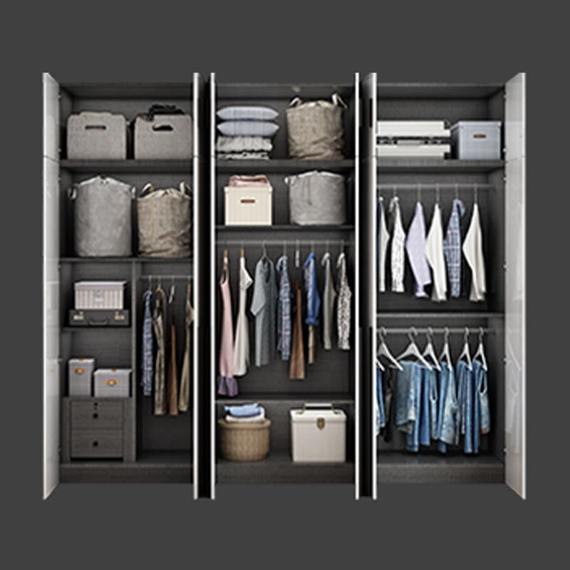 Modern Style Wooden Wardrobe White Colour Wardrobe Closet for Bedroom