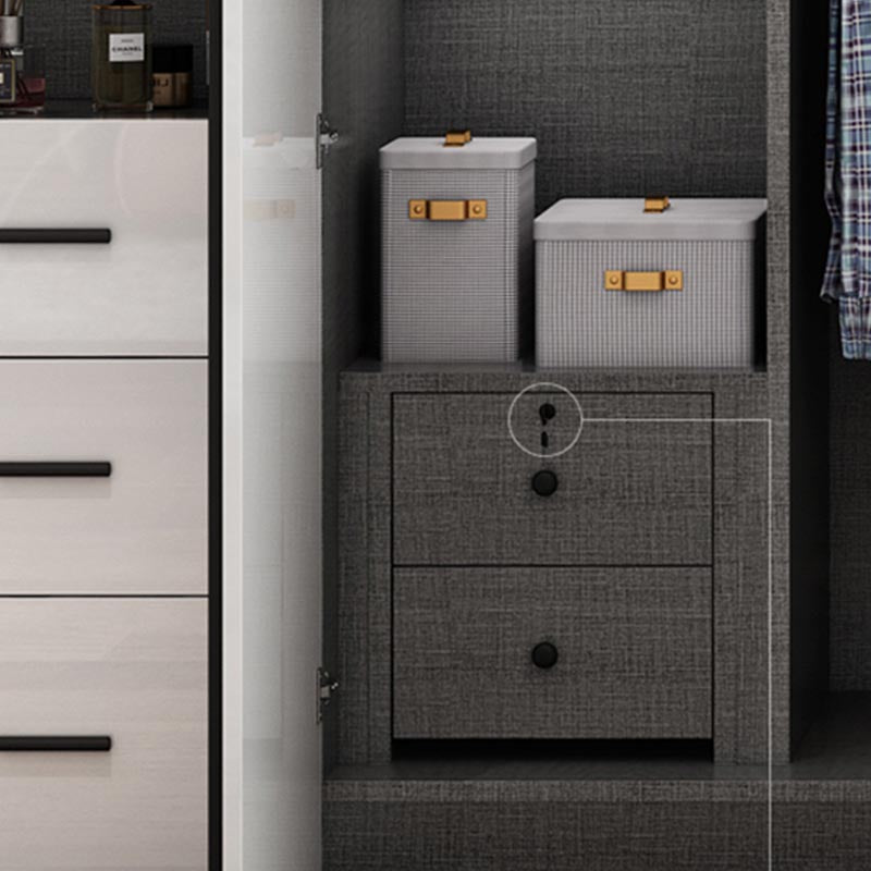 Modern Style Wooden Wardrobe White Colour Wardrobe Closet for Bedroom