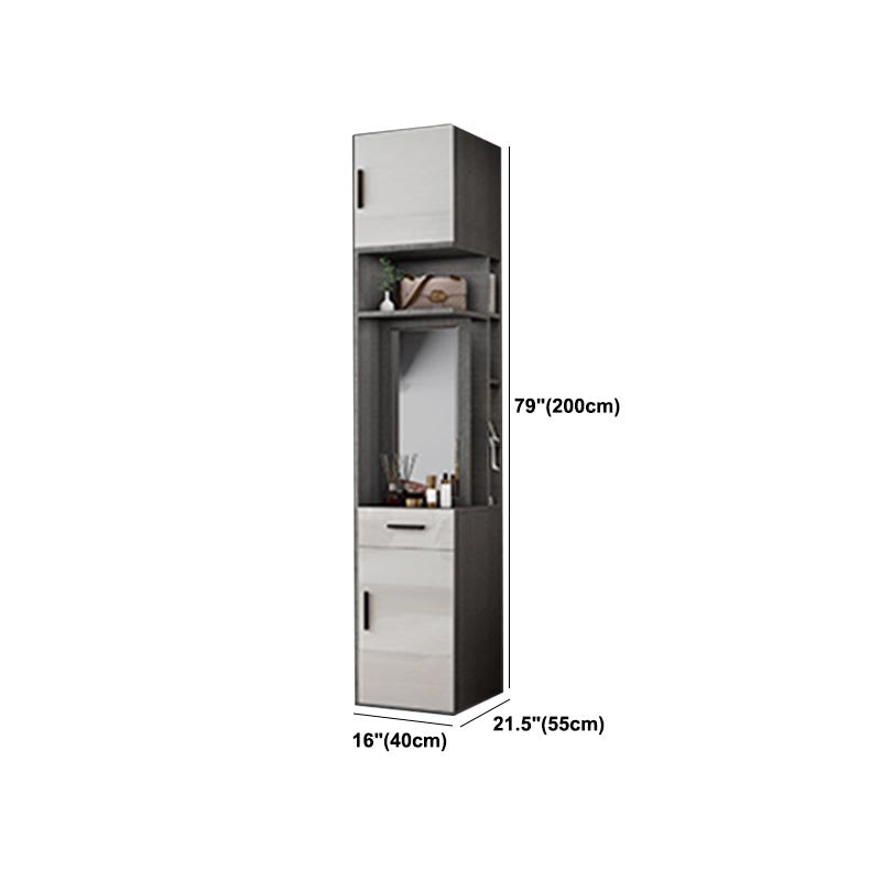Modern Style Wooden Wardrobe White Colour Wardrobe Closet for Bedroom