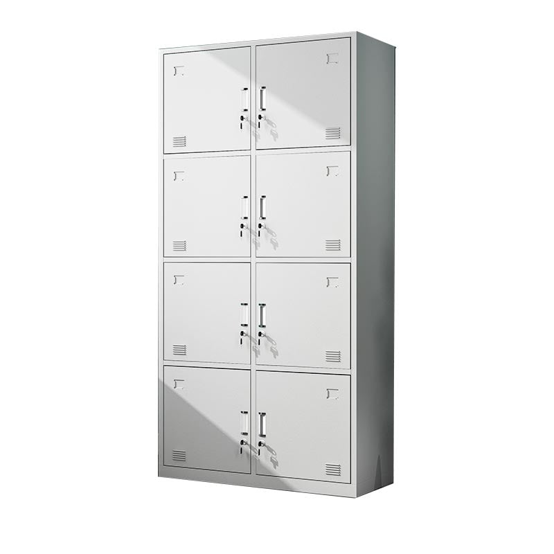 Contemporary Hinged Wardrobe Cabinet Steel Wardrobe Armoire for Home 8 Clearhalo 'Armoires & Wardrobes' 'armoires_wardrobes' 'Bedroom Furniture' 'furn' 'furn_armoires_wardrobes' 'Furniture' 5943968
