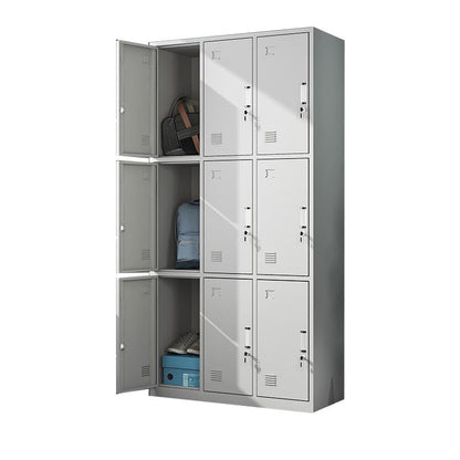 Contemporary Hinged Wardrobe Cabinet Steel Wardrobe Armoire for Home 9 Clearhalo 'Armoires & Wardrobes' 'armoires_wardrobes' 'Bedroom Furniture' 'furn' 'furn_armoires_wardrobes' 'Furniture' 5943970