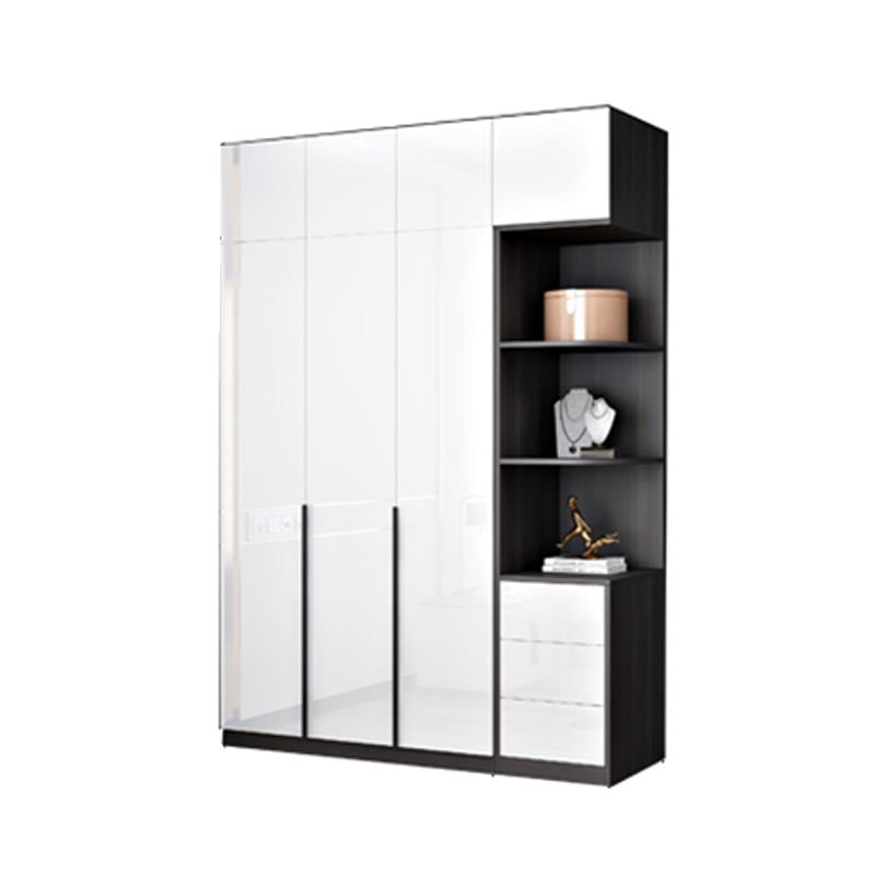 Coupe de tissu moderne en bois blanc inclus le placard de garde-robe pour la maison