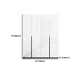 Coupe de tissu moderne en bois blanc inclus le placard de garde-robe pour la maison