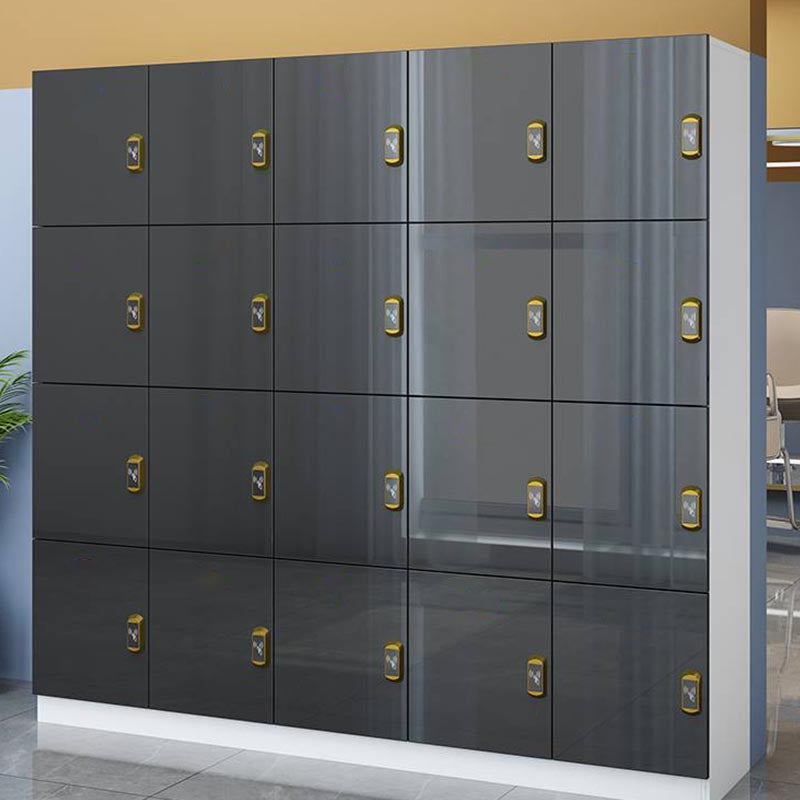 Moderne gespiegelde afwerking Niet-hangende armoire vervaardigde houten opbergkast