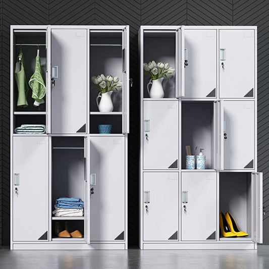 Modern Style Metal Wardrobe White Colour Wardrobe Closet for Home