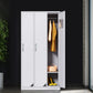 Modern Style Metal Wardrobe White Colour Wardrobe Closet for Home