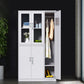 Modern Style Metal Wardrobe White Colour Wardrobe Closet for Home
