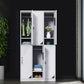 Modern Style Metal Wardrobe White Colour Wardrobe Closet for Home