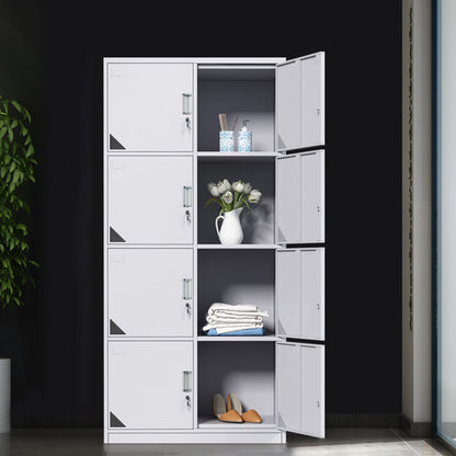 Modern Style Metal Wardrobe White Colour Wardrobe Closet for Home