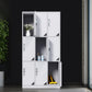 Modern Style Metal Wardrobe White Colour Wardrobe Closet for Home