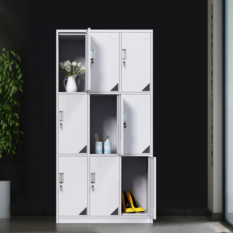 Modern Style Metal Wardrobe White Colour Wardrobe Closet for Home
