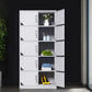 Modern Style Metal Wardrobe White Colour Wardrobe Closet for Home