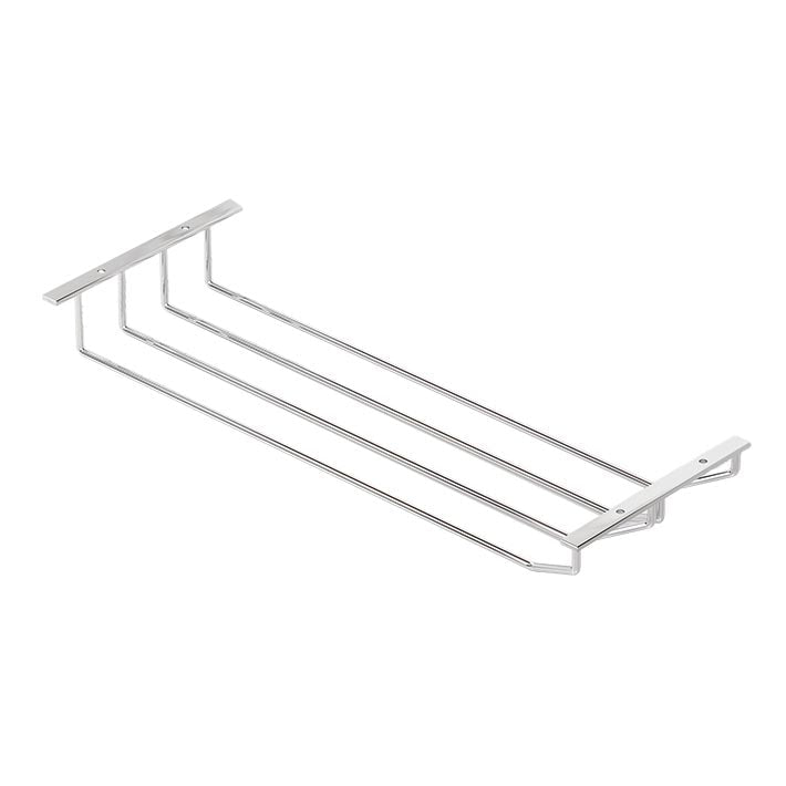 Metal Hanging Wine Glass Rack Modern Glass & Stemware Holder in Chrome Clearhalo 'furn' 'furn_wine_racks' 'Furniture' 'Kitchen & Dining Furniture' 'Wine Racks' 'wine_racks' 5944128