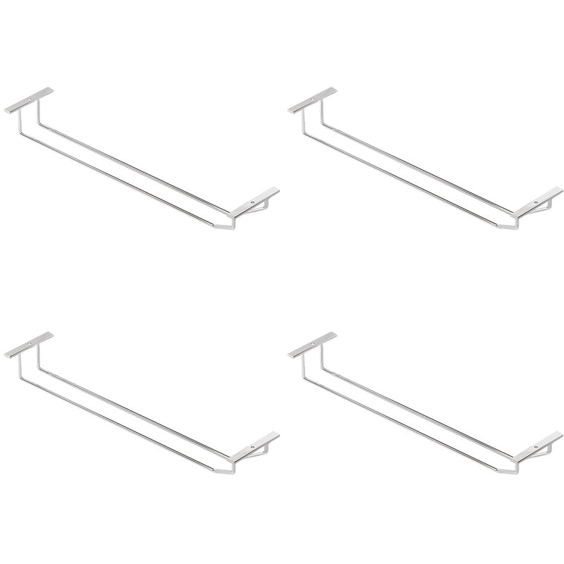 Porta moderna in vetro e stelo in vetro di vino in metallo in Chrome