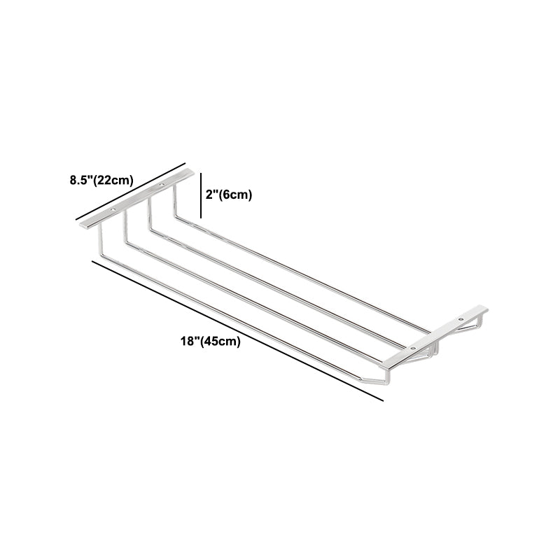 Porta moderna in vetro e stelo in vetro di vino in metallo in Chrome