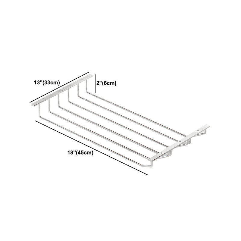 Porta moderna in vetro e stelo in vetro di vino in metallo in Chrome