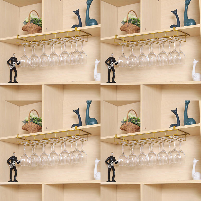 現代の吊りワイングラスラックメタルガラス＆ステムウェアホルダー用キッチン