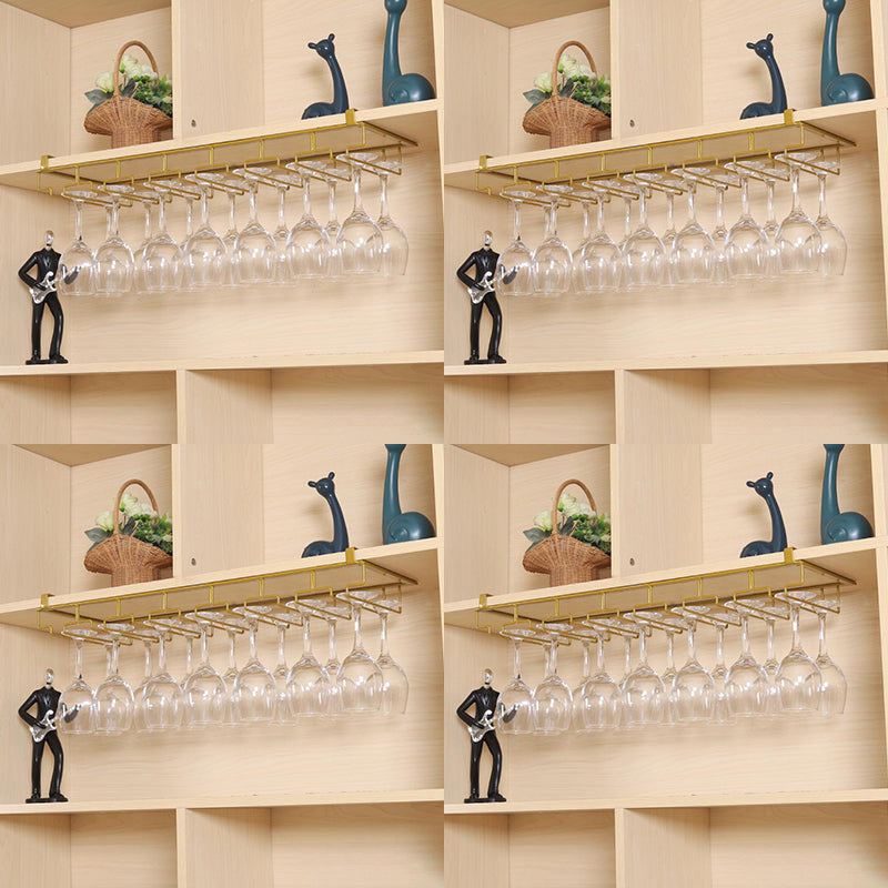 現代の吊りワイングラスラックメタルガラス＆ステムウェアホルダー用キッチン