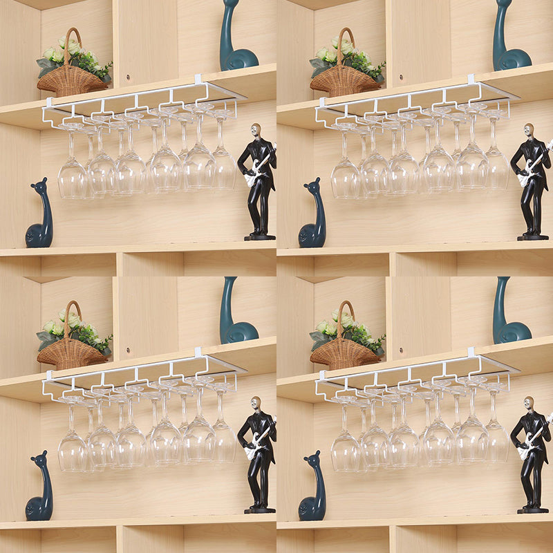 現代の吊りワイングラスラックメタルガラス＆ステムウェアホルダー用キッチン