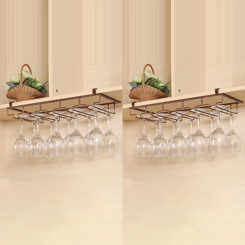 現代の吊りワイングラスラックメタルガラス＆ステムウェアホルダー用キッチン