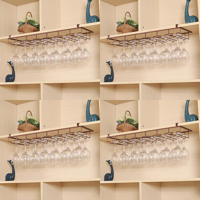 現代の吊りワイングラスラックメタルガラス＆ステムウェアホルダー用キッチン