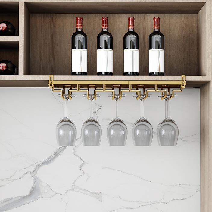 Porta in metallo in metallo di vetro e stampo moderno in vetro e stelo sotto mobile