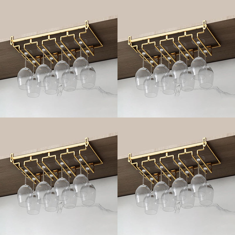 Porta in metallo in metallo di vetro e stampo moderno in vetro e stelo sotto mobile