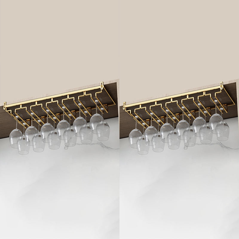 Porta in metallo in metallo di vetro e stampo moderno in vetro e stelo sotto mobile