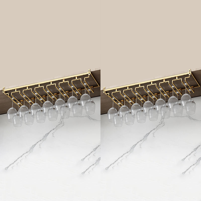 Porta in metallo in metallo di vetro e stampo moderno in vetro e stelo sotto mobile