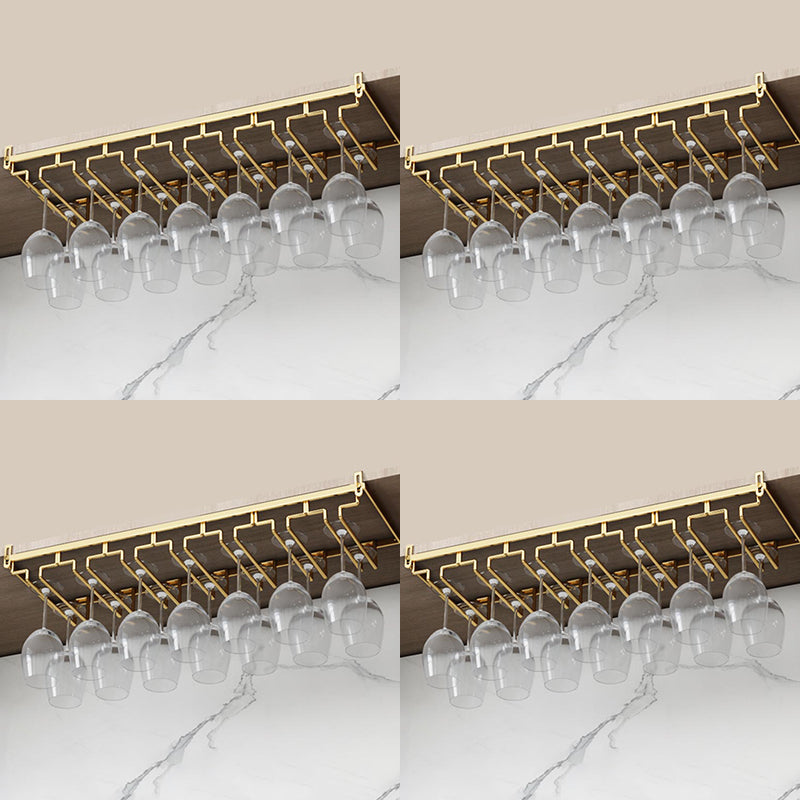 Porta in metallo in metallo di vetro e stampo moderno in vetro e stelo sotto mobile