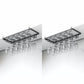 Modern Hanging Glass & Stemware Holder Metal Glass Rack Under Cabinet
