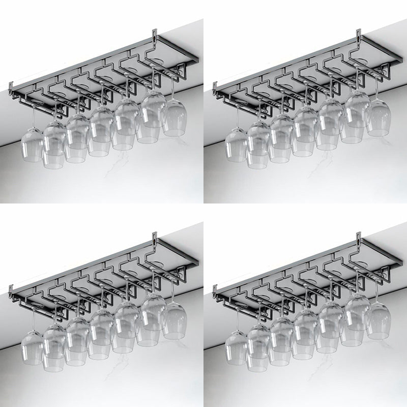 Porta in metallo in metallo di vetro e stampo moderno in vetro e stelo sotto mobile