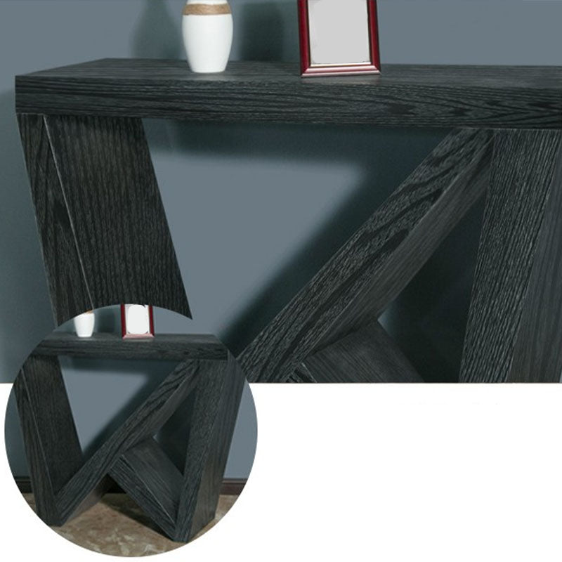 Tavolo da console in legno da 12 "W tavolo da accento moderno di metà secolo per Hall
