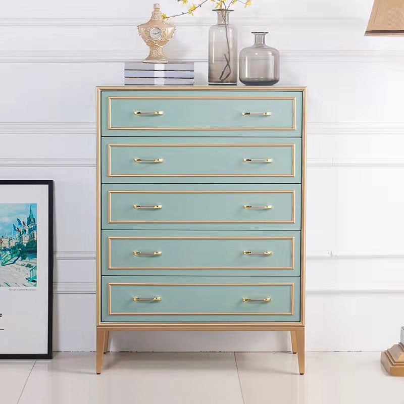 Glam -dressoir vervaardigd houten opbergkast dressoir met 5/7 laden