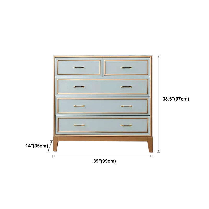 Glam -dressoir vervaardigd houten opbergkast dressoir met 5/7 laden