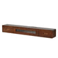 Scandinavian Solid Wood TV Console 2-Drawer 1-Door Floating TV Stand 55.1"L x 9.8"W x 7.9"H Walnut Clearhalo 'furn' 'furn_tv_stands_entertainment_centers' 'Furniture' 'Living Room Furniture' 'TV Stands & Entertainment Centers' 'TV Stands & Media Storage Furniture' 'tv_stands_entertainment_centers' 5944568
