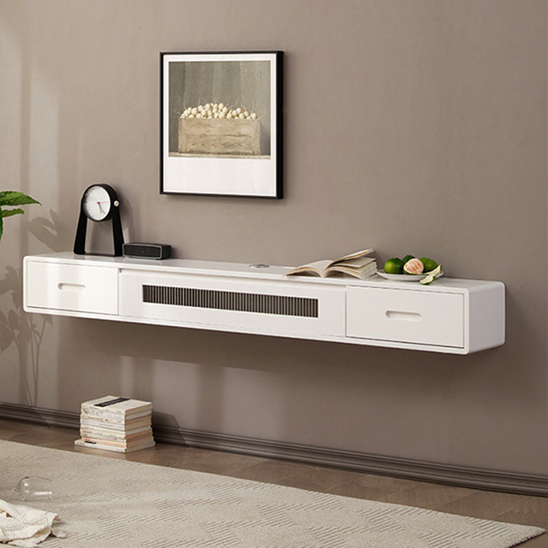 Scandinavian Solid Wood TV Console 2-Drawer 1-Door Floating TV Stand Clearhalo 'furn' 'furn_tv_stands_entertainment_centers' 'Furniture' 'Living Room Furniture' 'TV Stands & Entertainment Centers' 'TV Stands & Media Storage Furniture' 'tv_stands_entertainment_centers' 5944571