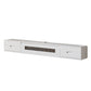 Scandinavian Solid Wood TV Console 2-Drawer 1-Door Floating TV Stand 55.1"L x 9.8"W x 7.9"H White Clearhalo 'furn' 'furn_tv_stands_entertainment_centers' 'Furniture' 'Living Room Furniture' 'TV Stands & Entertainment Centers' 'TV Stands & Media Storage Furniture' 'tv_stands_entertainment_centers' 5944572