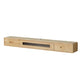 Scandinavian Solid Wood TV Console 2-Drawer 1-Door Floating TV Stand 63"L x 10"W x 8"H Wood Clearhalo 'furn' 'furn_tv_stands_entertainment_centers' 'Furniture' 'Living Room Furniture' 'TV Stands & Entertainment Centers' 'TV Stands & Media Storage Furniture' 'tv_stands_entertainment_centers' 5944577
