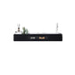 Rubberwood 9.45" D TV Stand Nordic Floating TV Stand with Storage Drawers Black Glass Clearhalo 'furn' 'furn_tv_stands_entertainment_centers' 'Furniture' 'Living Room Furniture' 'TV Stands & Entertainment Centers' 'TV Stands & Media Storage Furniture' 'tv_stands_entertainment_centers' 5944633