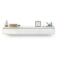 Nordic Wall-Mounted TV Console Solid Wood 2-Drawer Floating TV Stand Console White Clearhalo 'furn' 'furn_tv_stands_entertainment_centers' 'Furniture' 'Living Room Furniture' 'TV Stands & Entertainment Centers' 'TV Stands & Media Storage Furniture' 'tv_stands_entertainment_centers' 5944659