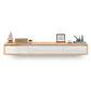 Nordic Wall-Mounted TV Console Solid Wood 2-Drawer Floating TV Stand Console Natural White Clearhalo 'furn' 'furn_tv_stands_entertainment_centers' 'Furniture' 'Living Room Furniture' 'TV Stands & Entertainment Centers' 'TV Stands & Media Storage Furniture' 'tv_stands_entertainment_centers' 5944662
