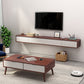Nordic Wall-Mounted TV Console Solid Wood 2-Drawer Floating TV Stand Console Clearhalo 'furn' 'furn_tv_stands_entertainment_centers' 'Furniture' 'Living Room Furniture' 'TV Stands & Entertainment Centers' 'TV Stands & Media Storage Furniture' 'tv_stands_entertainment_centers' 5944665