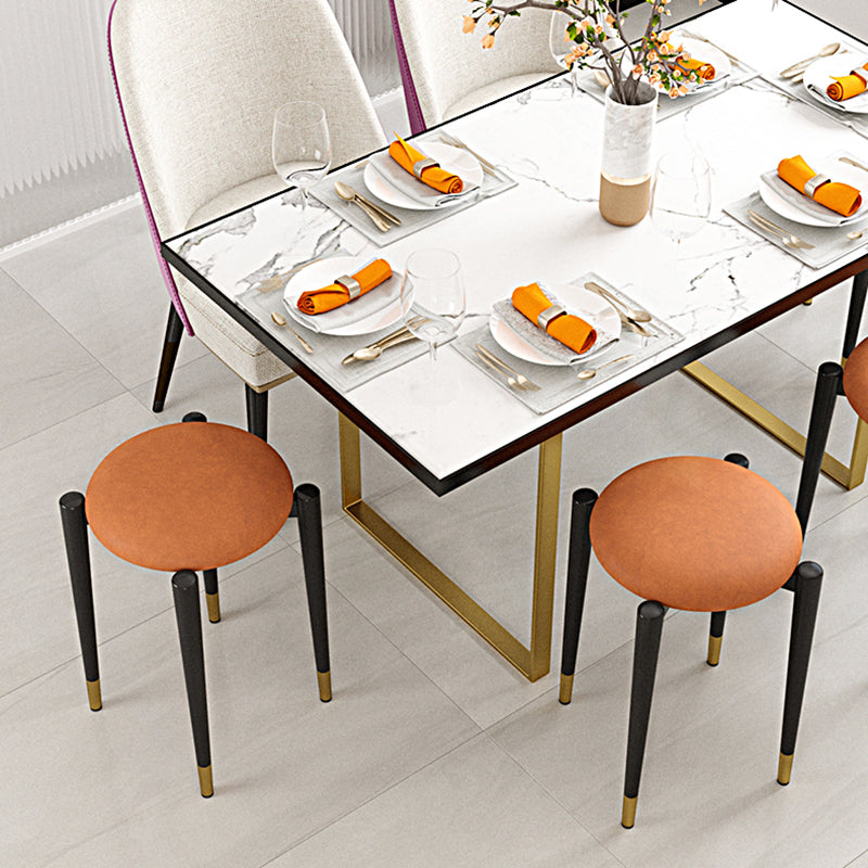 Modern Tear Resistant Pouf Circle Shape Dark Green Velvet Ottoman Clearhalo 'furn' 'furn_ottomans_poufs' 'Furniture' 'Living Room Furniture' 'Ottomans & Poufs' 'ottomans_poufs' 5944700