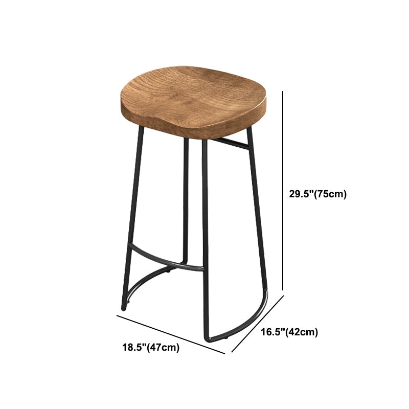 Juego de mesa de pub rectangular industrial, mesa de mostrador de madera de 1/3 piezas con taburetes sin respaldo
