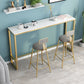 Glam 1/2/3 Pieces Sintered Stone Bar Table Set Fixed Table Counter Set for Home Use Clearhalo 'Bar Furniture' 'furn' 'furn_home_bar_bar_sets' 'Furniture' 'Home Bars & Bar Sets' 'home_bar_bar_sets' 'Kitchen & Dining Furniture' 5944790