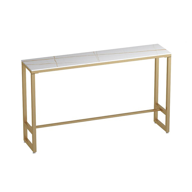 Glam 1/2/3 Pieces Sintered Stone Bar Table Set Fixed Table Counter Set for Home Use Clearhalo 'Bar Furniture' 'furn' 'furn_home_bar_bar_sets' 'Furniture' 'Home Bars & Bar Sets' 'home_bar_bar_sets' 'Kitchen & Dining Furniture' 5944791