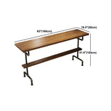 Industrial Pub Dining Set 1/4/7 Pieces Trestle Coffee Shop Wood Pub Table Set